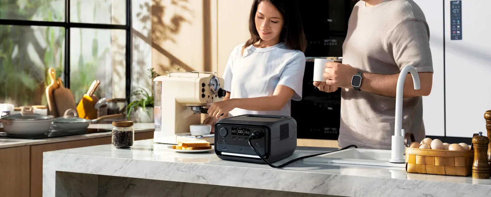 EcoFlow RIVER 3 Plus в использовании