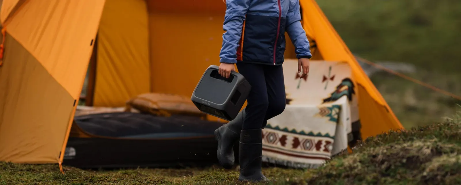 EcoFlow RIVER 3 Plus в использовании