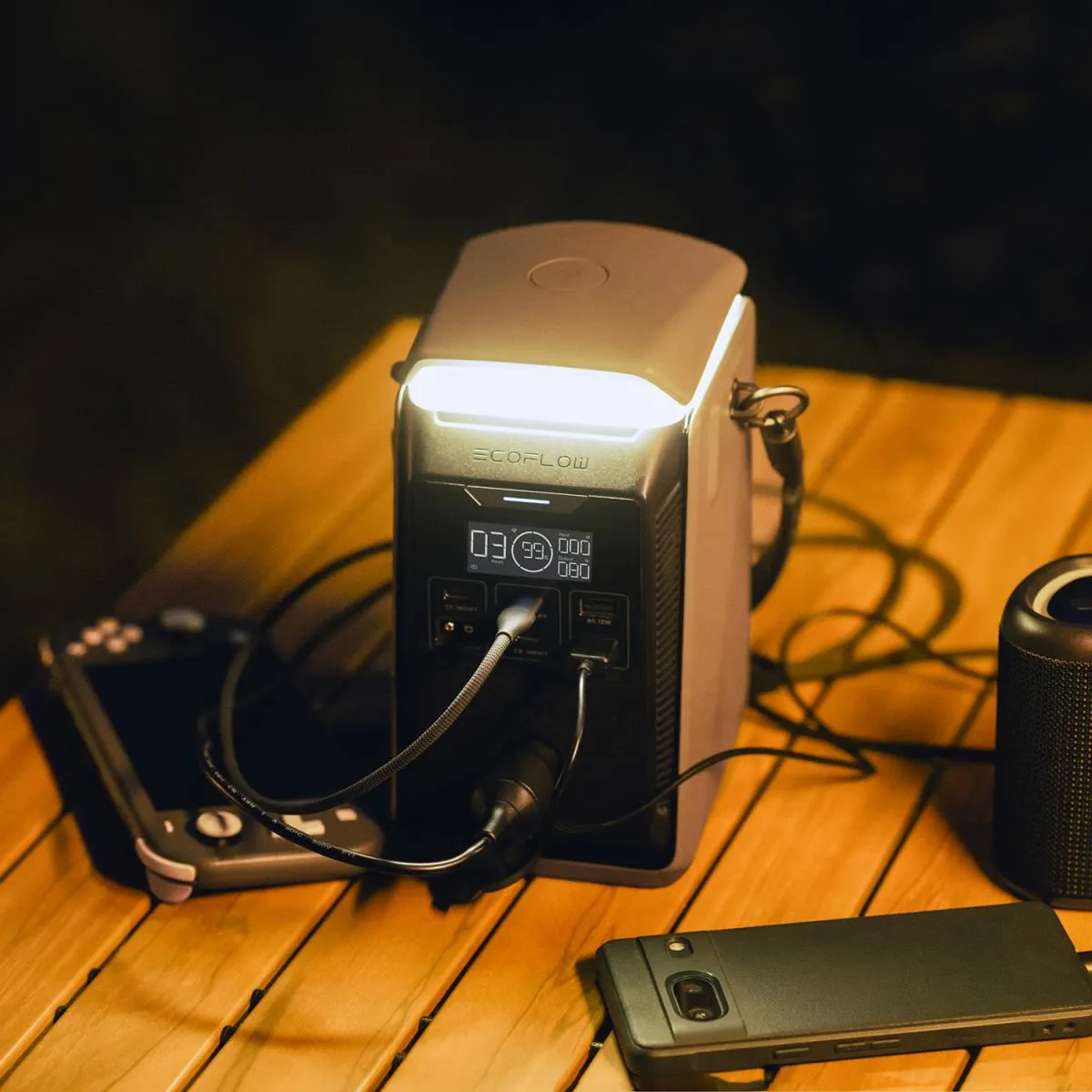 EcoFlow TRAIL Plus 300 DC в использовании