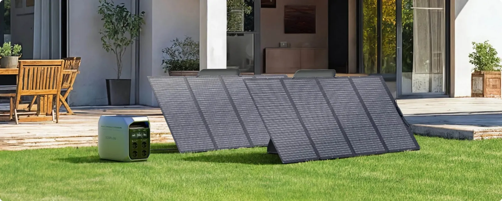 Зарядка EcoFlow DELTA 3 от солнечной панели