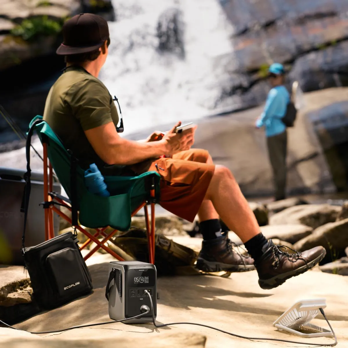 EcoFlow TRAIL 300 DC в использовании